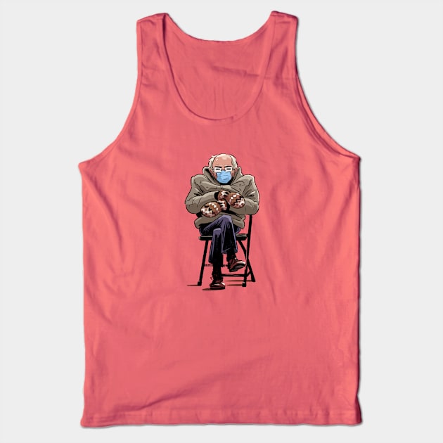 Bernie Mittens Tank Top by mikemaihack